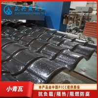 广东农村旧房改造屋面瓦屋顶别墅瓦仿古塑料瓦ASA树脂小青瓦盖瓦